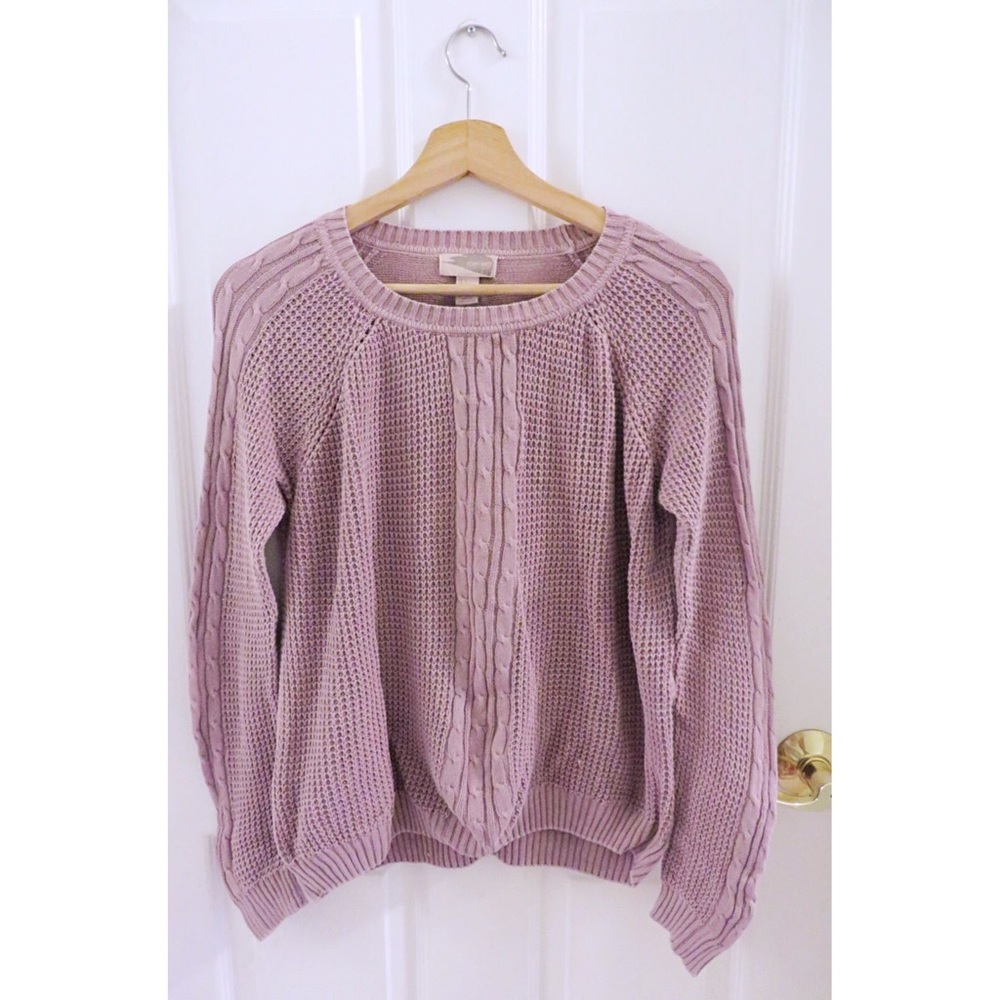 Forever 21 Purple Pullover Knit Sweater